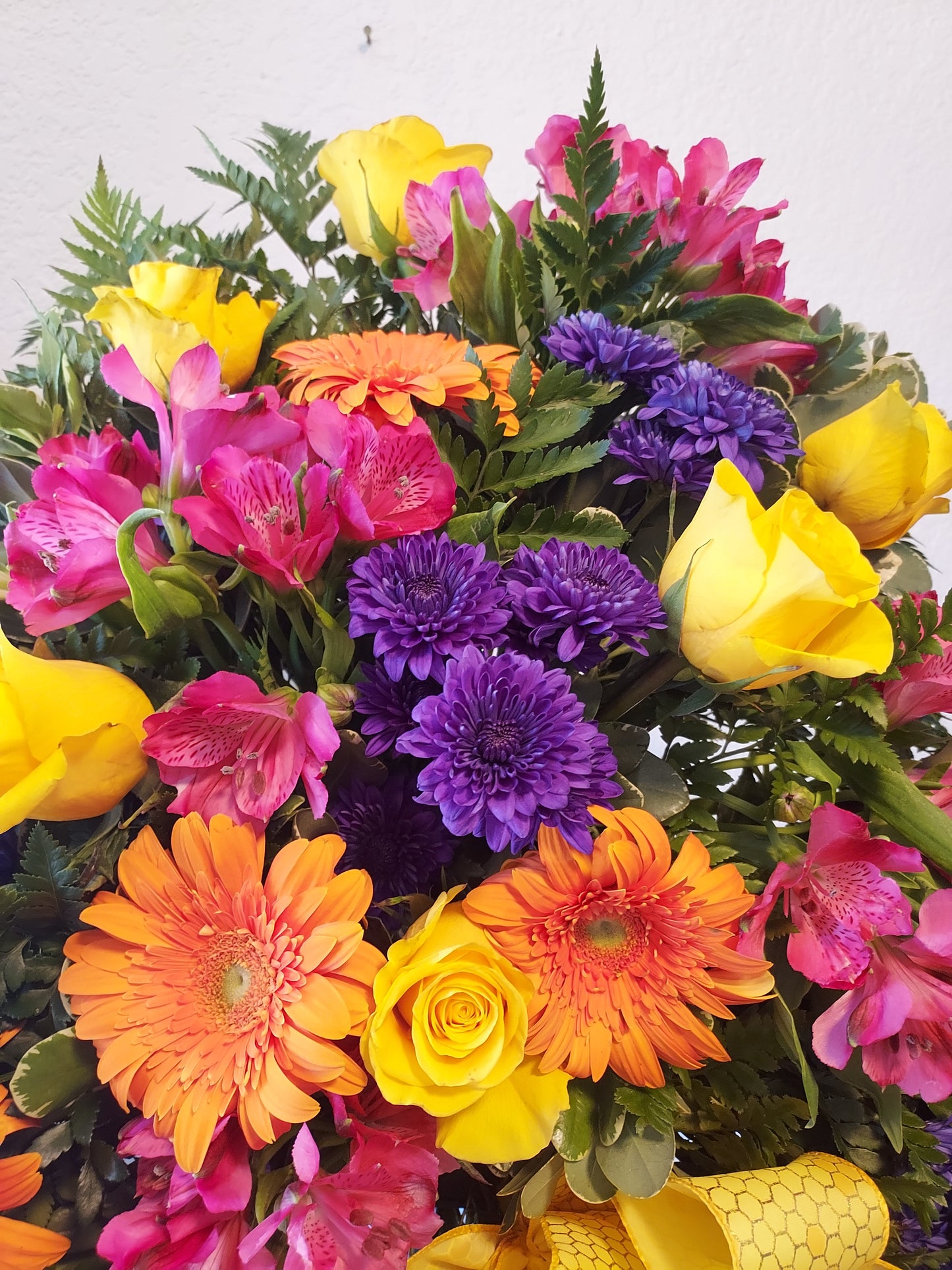 Colorful Sympathy Standing Spray Flowers