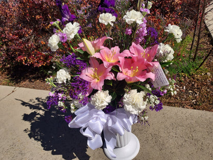 Sympathy Service Flower Baskets