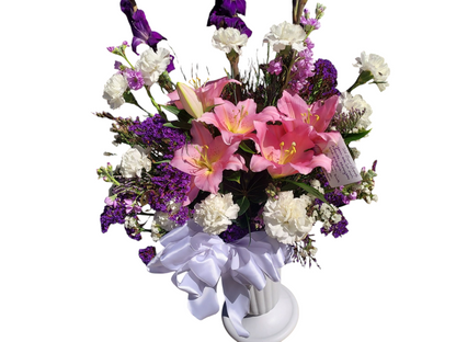 Sympathy Service Flower Baskets