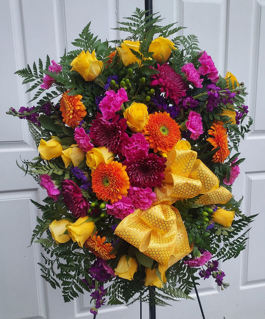 Sympathy Standing Sprays Service Flowers