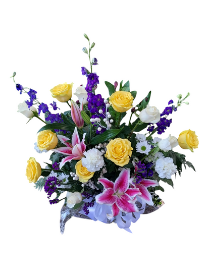 Sympathy Service Flower Baskets