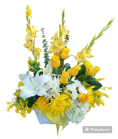Sympathy Service Flower Baskets