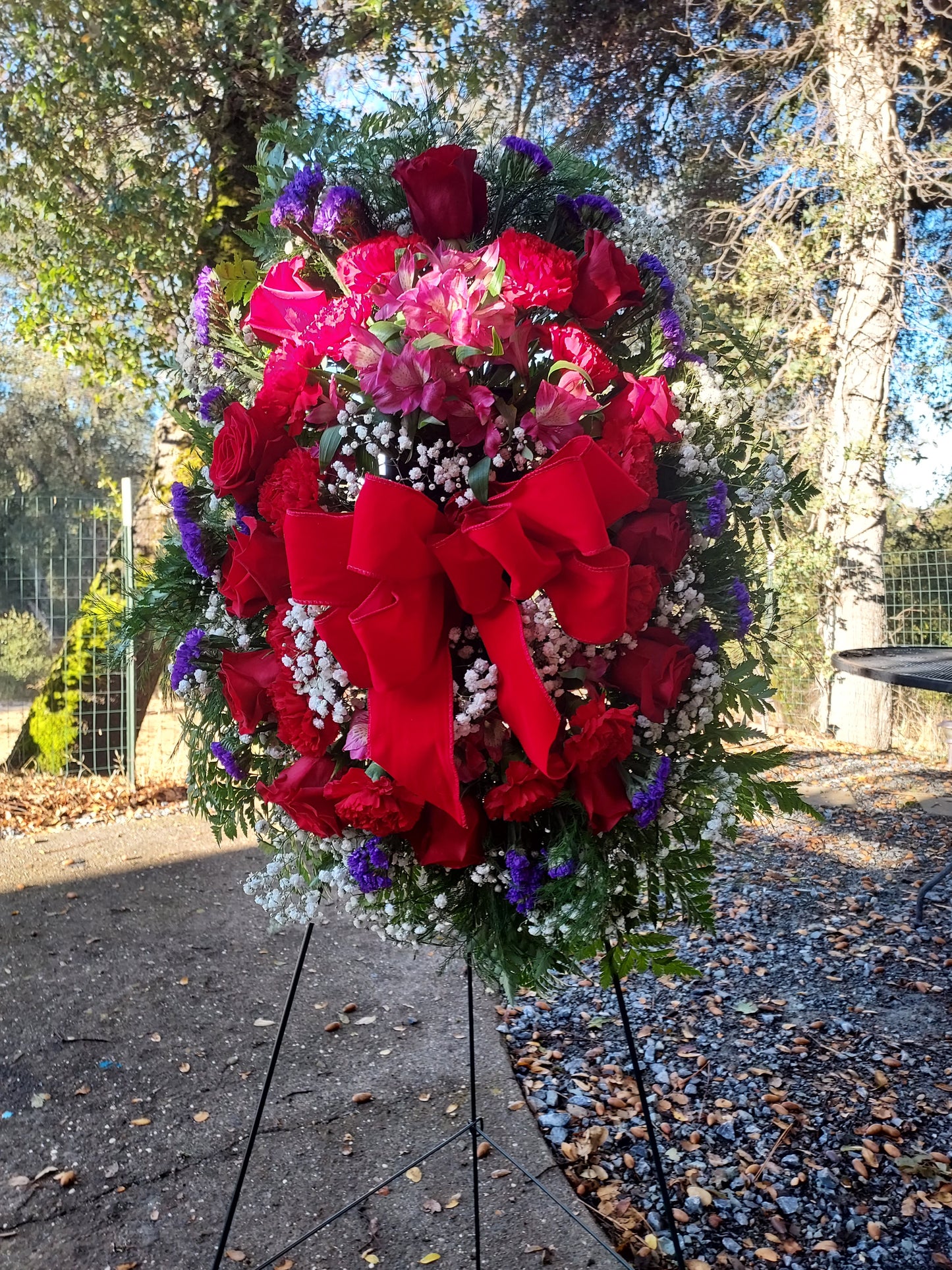 Sympathy Standing Sprays Service Flowers