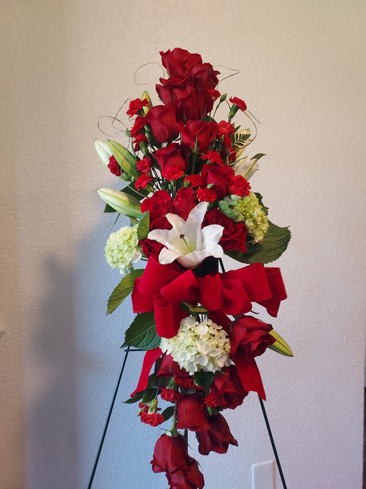 Sympathy Standing Sprays Service Flowers