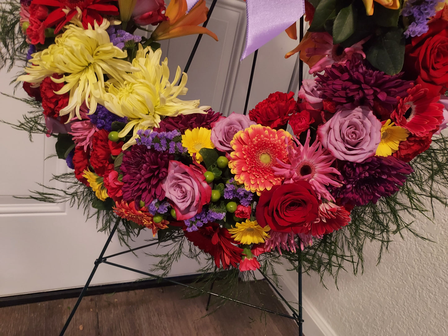 Sympathy Wreath Service Flowers